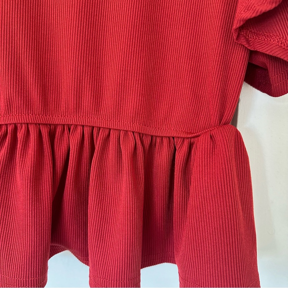 SHEIN Deep Vneck Ruffle Top - Picture 6 of 6